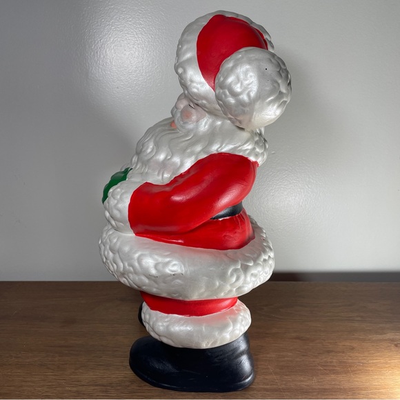 Large Vintage 14 1/2 Inch Atlantic Mold Ceramic Winking Santa Christmas Decor - Picture 10 of 15